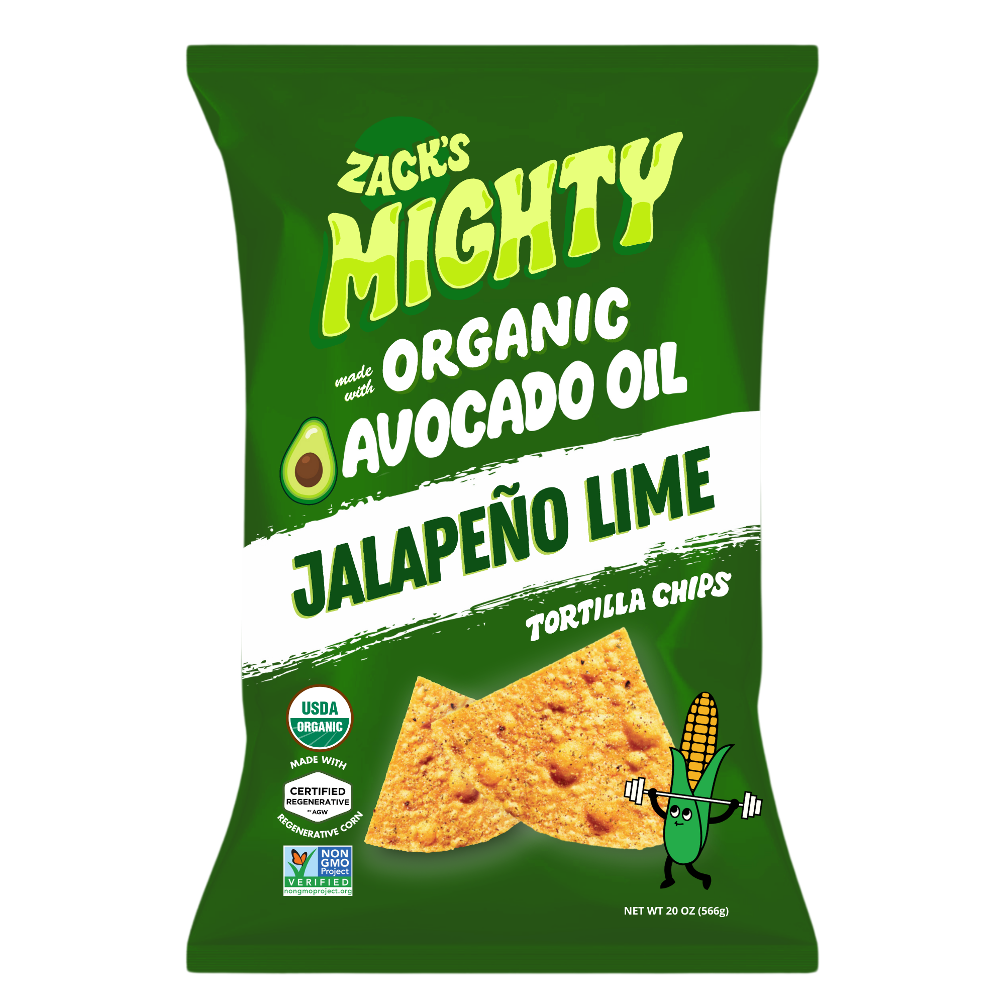 Jalapeño Lime Avocado Oil Tortilla Chips - 3 Pack – Zack's Mighty