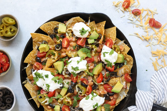 Ultimate Veggie Skillet Nachos