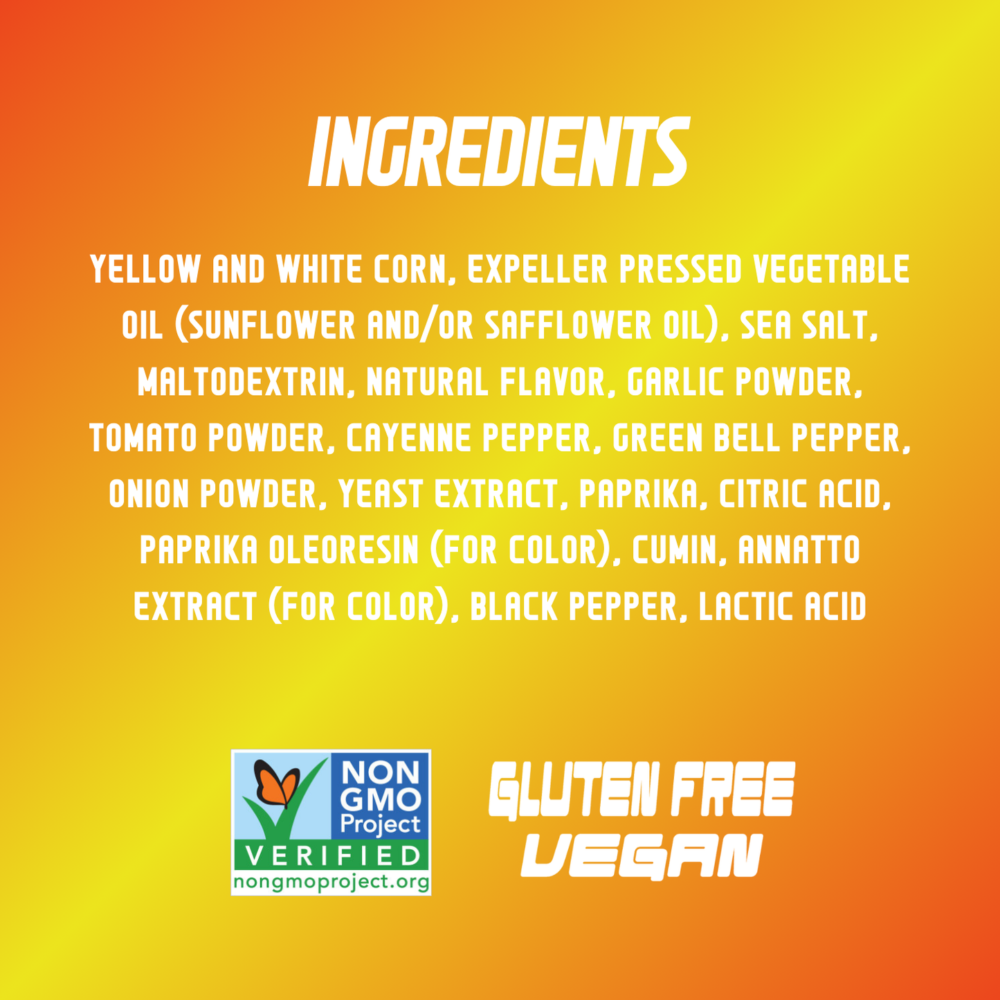 Fiery Nacho Tortilla Chips - 4 pack