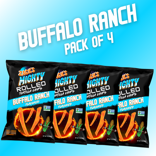 Buffalo Ranch Rolled Tortilla Chips - 4 pack